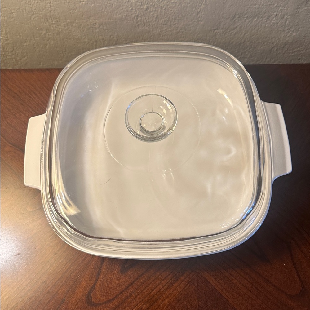 Beautiful Corningware Le Romarin Baking Dish with Glass Lid 10x10x2 - Picture 2 of 8